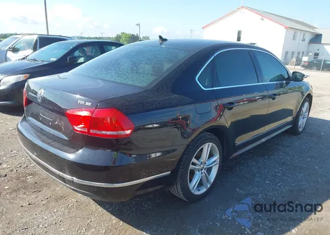 2014 Volkswagen Passat 2.0L Tdi Se из США, поврежденный, VIN 1VWBN7A32EC087382
